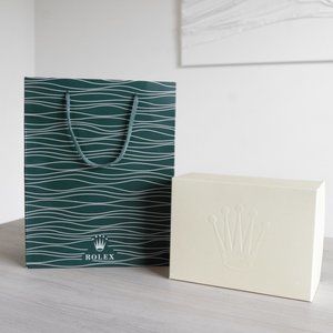 Authentic Rolex Shopping Bag & Box